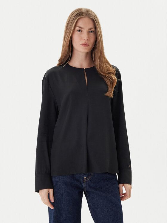 Блузка relaxed fit WW0WW47339 Tommy Hilfiger, черный
Блузка relaxed fit WW0WW47339 Tommy Hilfiger, черный
