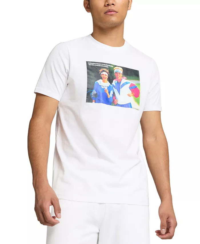 Мужская футболка Motivation Regular-Fit с принтом Puma, белый
Мужская футболка Motivation Regular-Fit с принтом Puma, белый