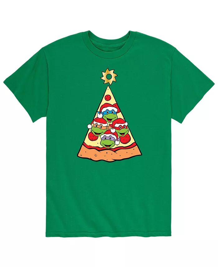 Футболка мужская с изображением черепашек-ниндзя Pizza Tree AIRWAVES, зеленый 
Футболка мужская с изображением черепашек-ниндзя Pizza Tree AIRWAVES, зеленый