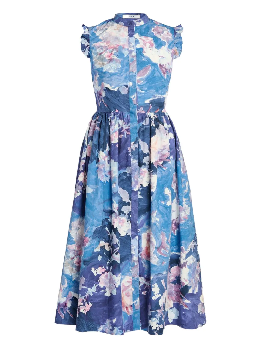Платье с оборками и цветочным принтом ERDEM, синий
Платье с оборками и цветочным принтом ERDEM, синий
