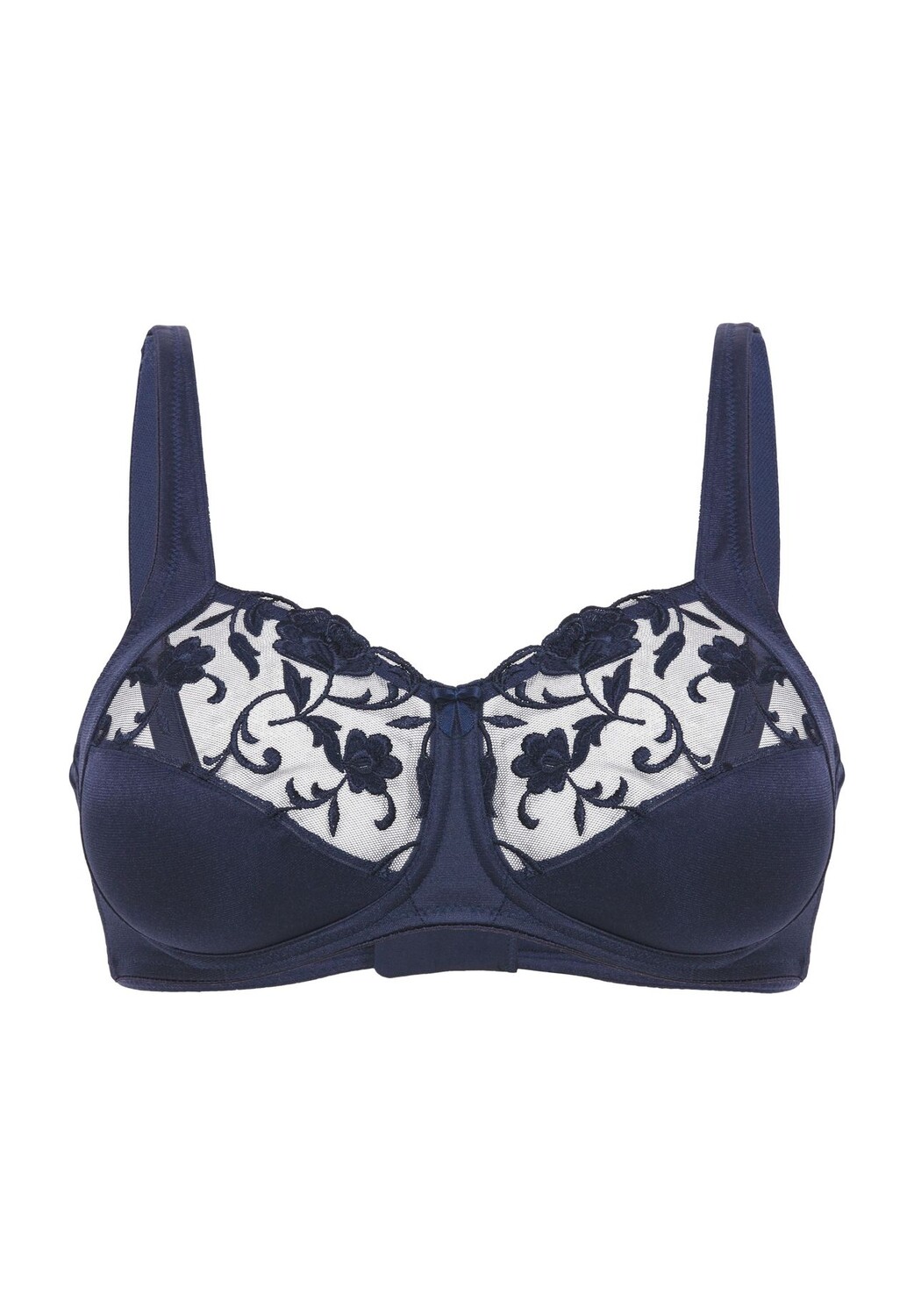 Женский мягкий бюстгальтер Moments без косточек с цветочной вышивкой felina, цвет Admiral 
Женский мягкий бюстгальтер Moments без косточек с цветочной вышивкой felina, цвет Admiral