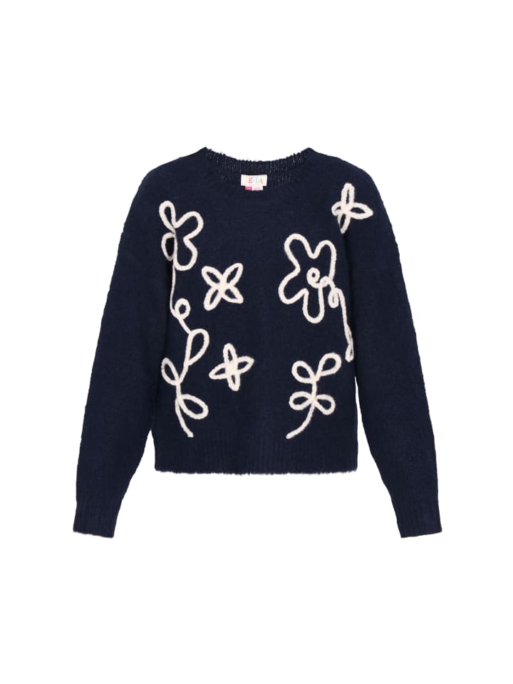 Женский свитер темно-синего цвета IZIA
Женский свитер темно-синего цвета IZIA