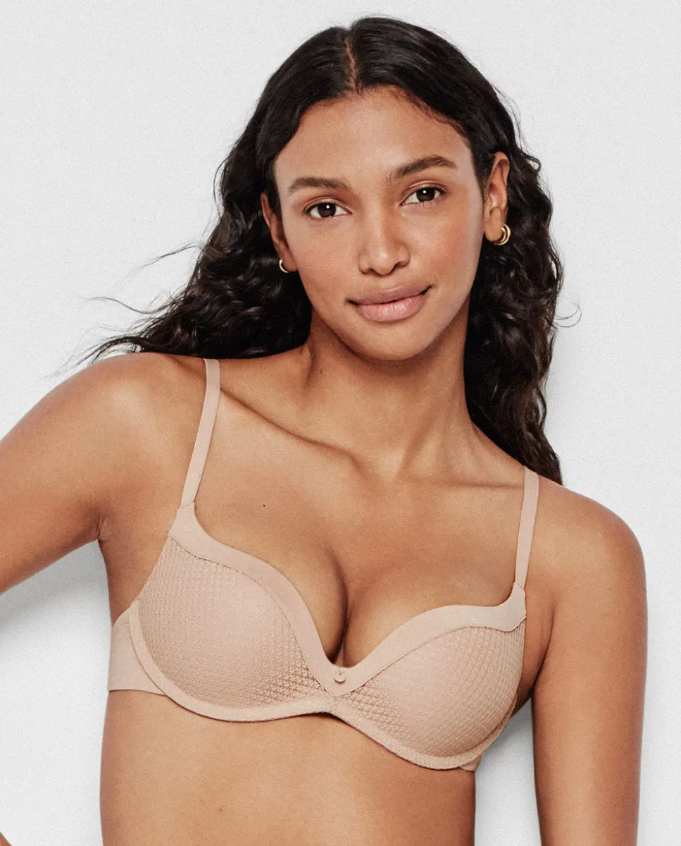 Бюстгальтер пуш-ап +1 без косточек Gisela, цвет Canela
Бюстгальтер пуш-ап +1 без косточек Gisela, цвет Canela