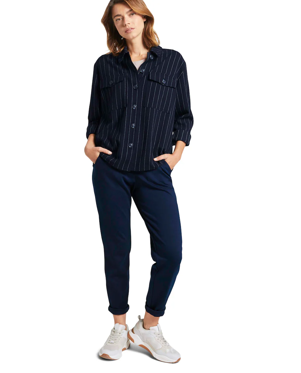 Женские брюки свободного кроя с эластичным поясом Tom Tailor, тёмно-синий
Женские брюки свободного кроя с эластичным поясом Tom Tailor, тёмно-синий