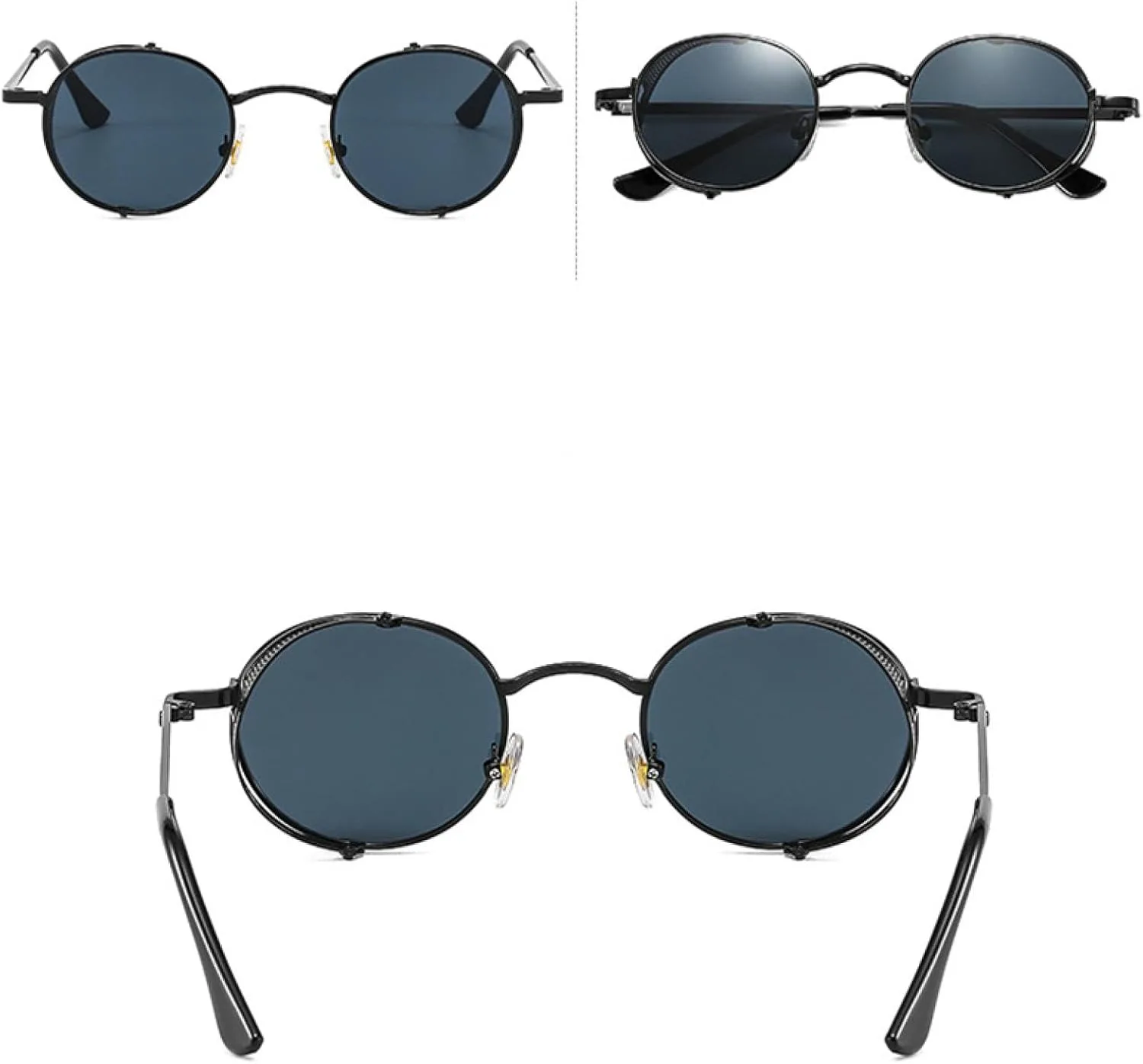 Модные винтажные металлические круглые солнцезащитные очки в стиле стимпанк для женщин, маленькие, с защитой от УФ-излучения UV400, классические TVTBBVV, C4 Gold-red
Модные винтажные металлические круглые солнцезащитные очки в стиле стимпанк для женщин, маленькие, с защитой от УФ-излучения UV400, классические TVTBBVV, C4 Gold-red