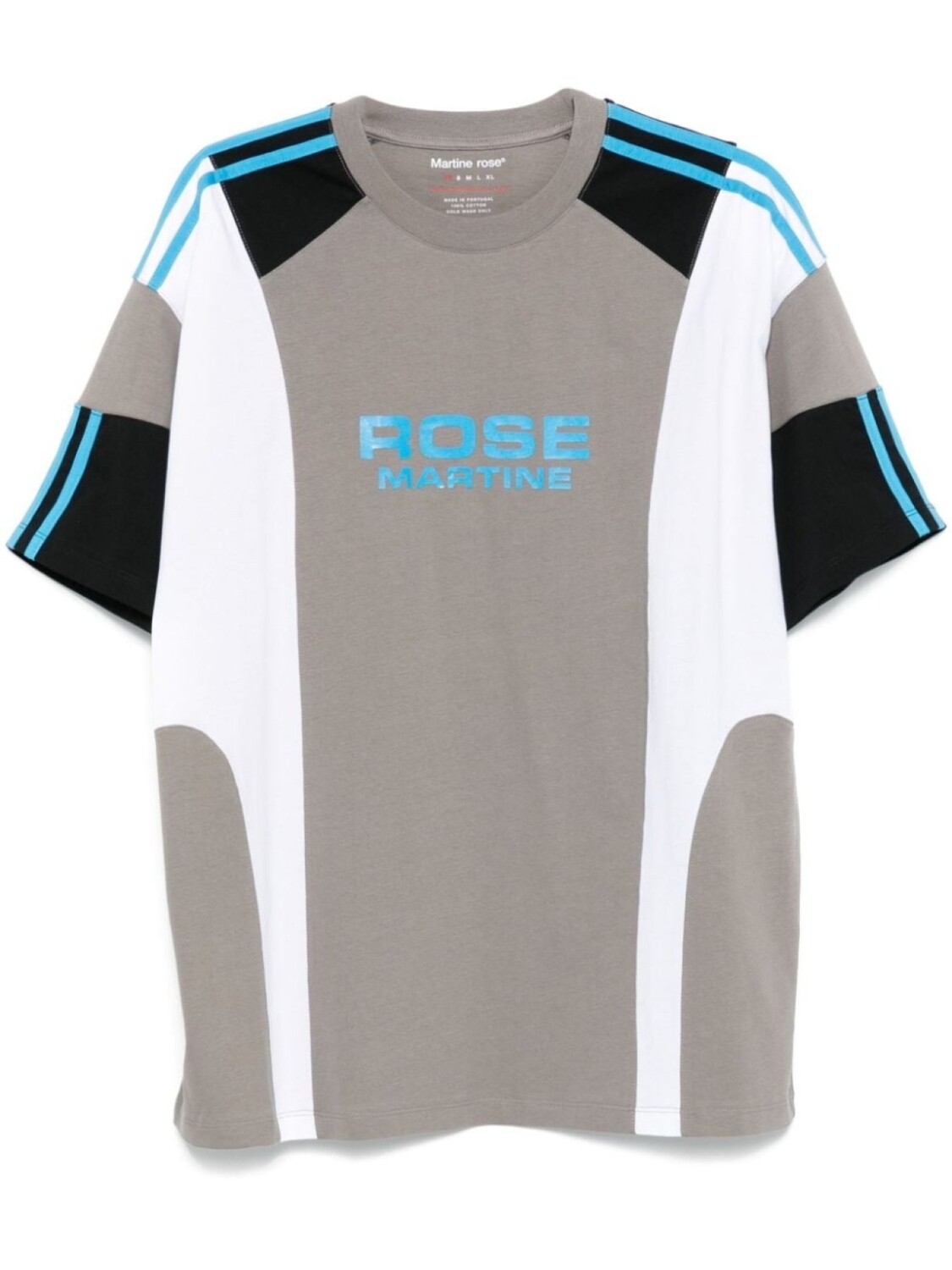 Martine Rose футболка с панелями, серый
Martine Rose футболка с панелями, серый