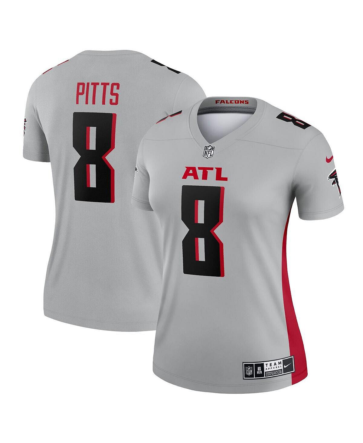 Женская серая майка Atlanta Falcons Inverted Legend Kyle Pitts Nike, серый
Женская серая майка Atlanta Falcons Inverted Legend Kyle Pitts Nike, серый
