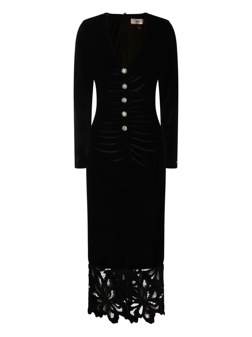 Платье миди с кружевом Nissa, черный
Платье миди с кружевом Nissa, черный