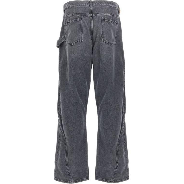 Джинсы в стиле workwear с эффектом скручивания JW Anderson, серый
Джинсы в стиле workwear с эффектом скручивания JW Anderson, серый