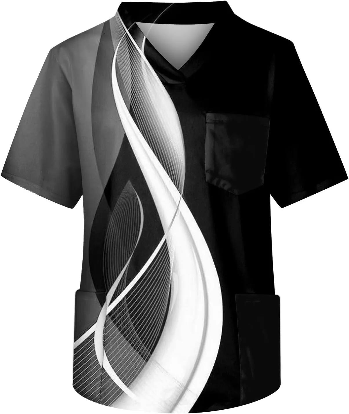 Мужская футболка V-образным вырезом с принтом и карманами WENKOMG1
Мужская футболка V-образным вырезом с принтом и карманами WENKOMG1