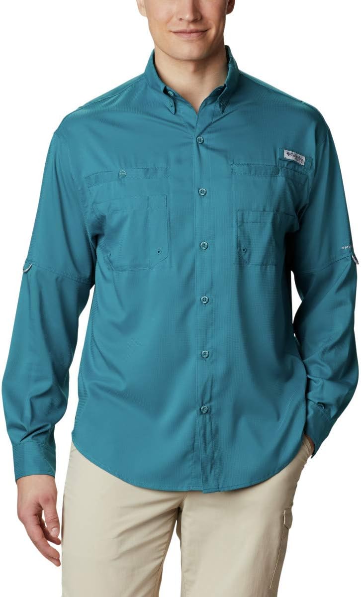Columbia мужская рубашка PFG Tamiami II с длинным рукавом, Aegean Blue
Columbia мужская рубашка PFG Tamiami II с длинным рукавом, Aegean Blue