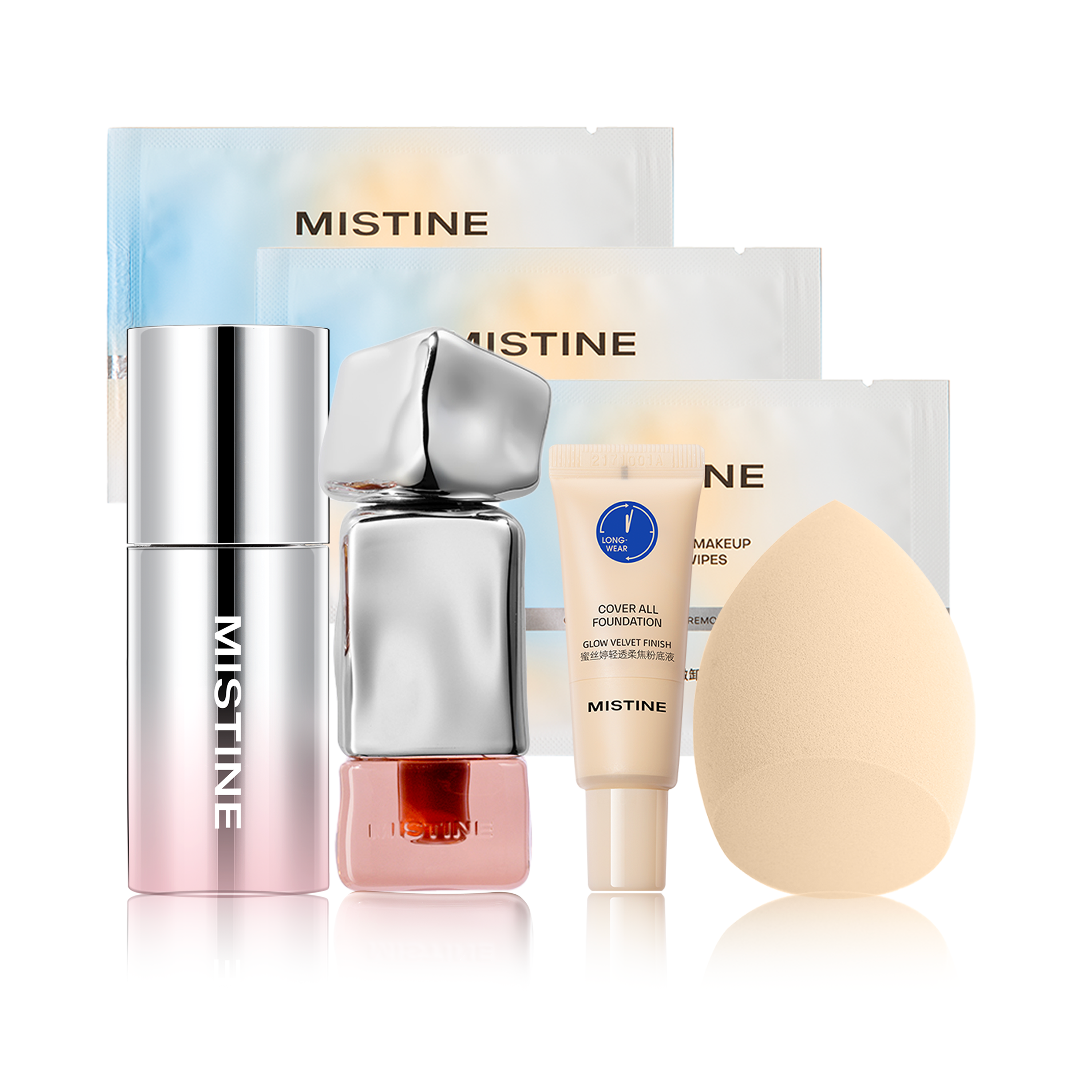 Жидкая помада-румяна наборы макияжа легко растушевывается шиммер натуральный стойкий блеск чистый цвет лица Mistine
Жидкая помада-румяна наборы макияжа легко растушевывается шиммер натуральный стойкий блеск чистый цвет лица Mistine