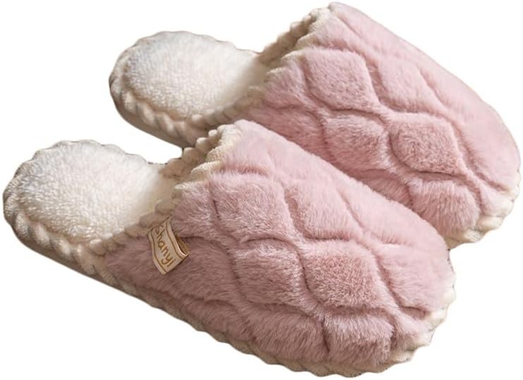 JadeRich Женские и Мужские мягкие удобные тапочки из искусственного меха, противоскользящие, уютные и теплые домашние тапочки унисекс, розовый
JadeRich Женские и Мужские мягкие удобные тапочки из искусственного меха, противоскользящие, уютные и теплые домашние тапочки унисекс, розовый