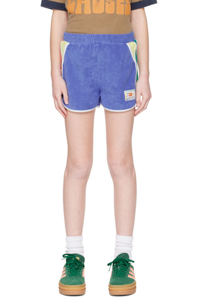 Детские синие шорты из махровой ткани с рисунком «Улыбка» Bobo Choses
Детские синие шорты из махровой ткани с рисунком «Улыбка» Bobo Choses