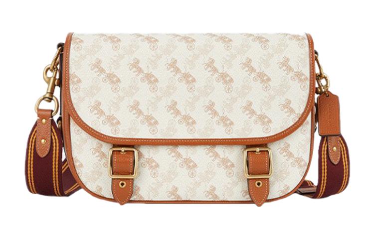 COACH Полевая искусственная кожаная сумка через плечо большая женская янтарная и белая
COACH Полевая искусственная кожаная сумка через плечо большая женская янтарная и белая