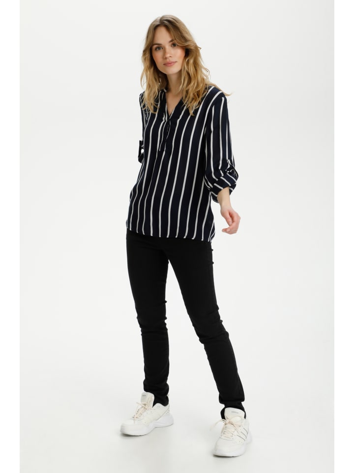 Блузка Kaffe, цвет midnight marine/chalk 
Блузка Kaffe, цвет midnight marine/chalk