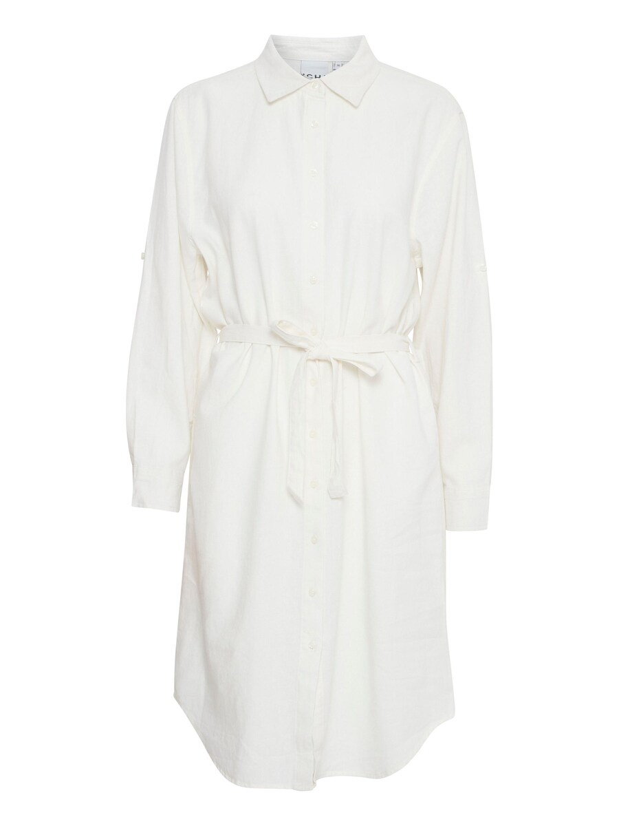 Платье-рубашка ICHI Lino, белый
Платье-рубашка ICHI Lino, белый