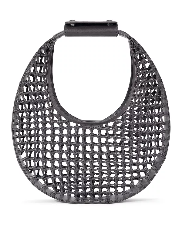 Сумка-Тоут Moon из кожи, связанная вручную Staud, коричневый
Сумка-Тоут Moon из кожи, связанная вручную Staud, коричневый