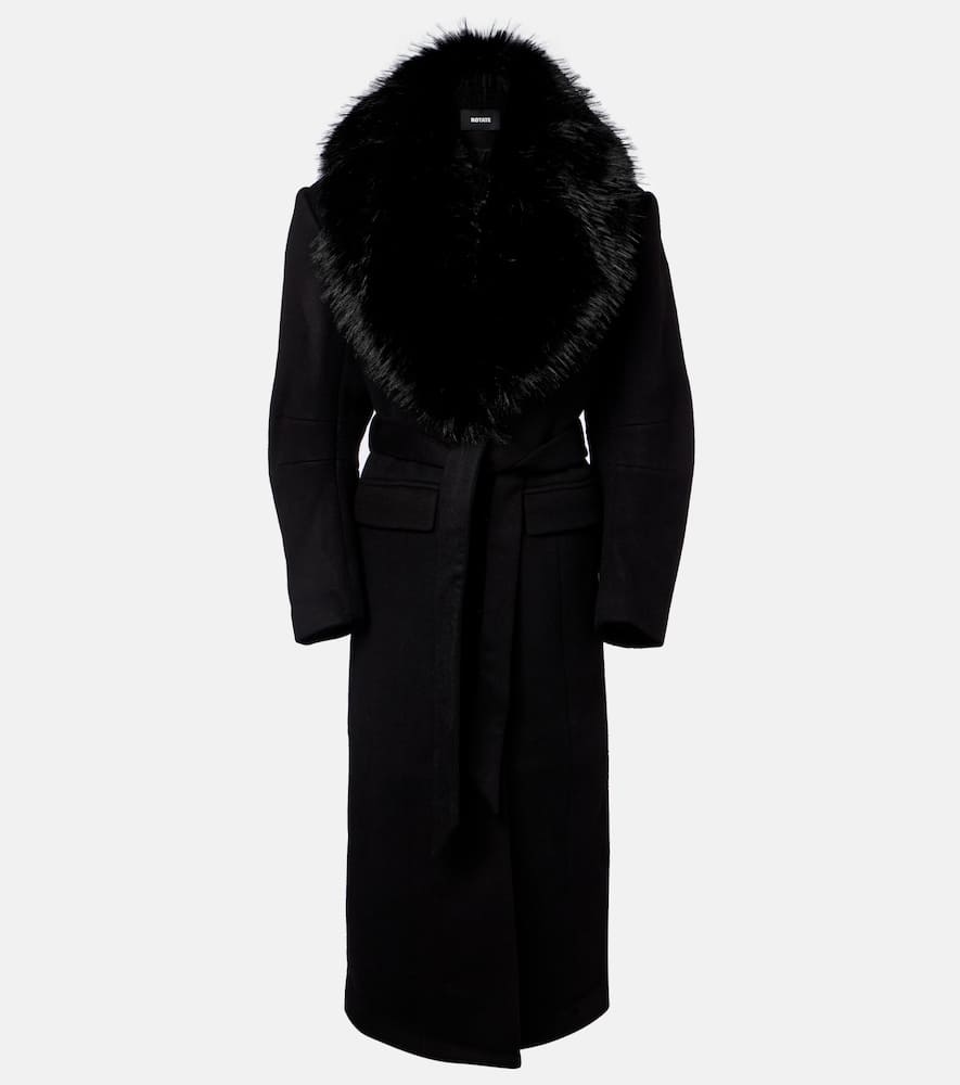 Приталенное шерстяное пальто Rotate, Black
Приталенное шерстяное пальто Rotate, Black