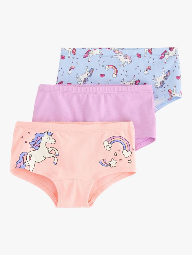 Детские хипстерские трусики с единорогом Lindex, Pack of 3, Light Pink
Детские хипстерские трусики с единорогом Lindex, Pack of 3, Light Pink