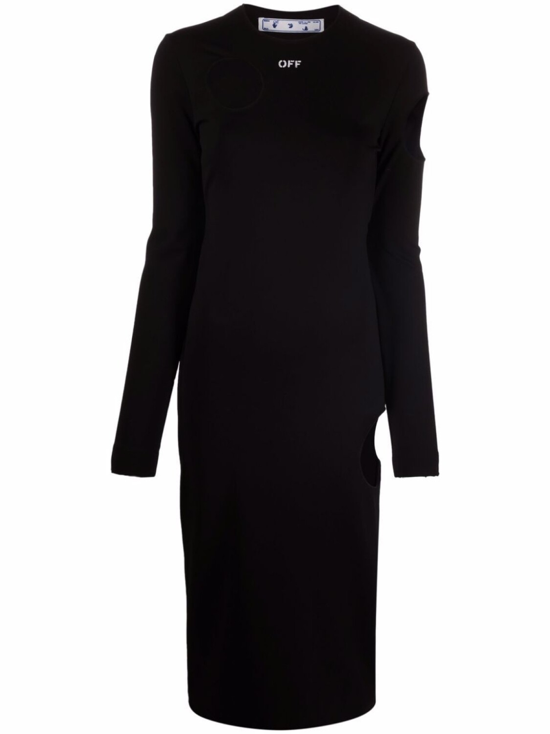 Off-White платье Meteor с логотипом, черный
Off-White платье Meteor с логотипом, черный