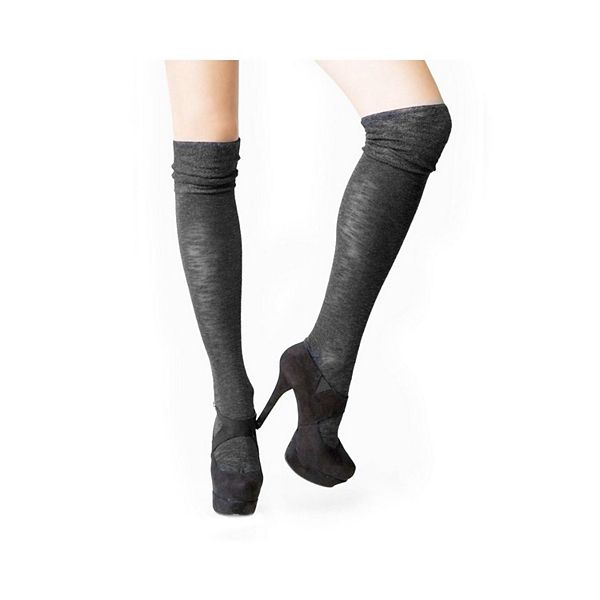 Свободный топ с носками до колена из теплого хлопкового микса Memoi
Свободный топ с носками до колена из теплого хлопкового микса Memoi