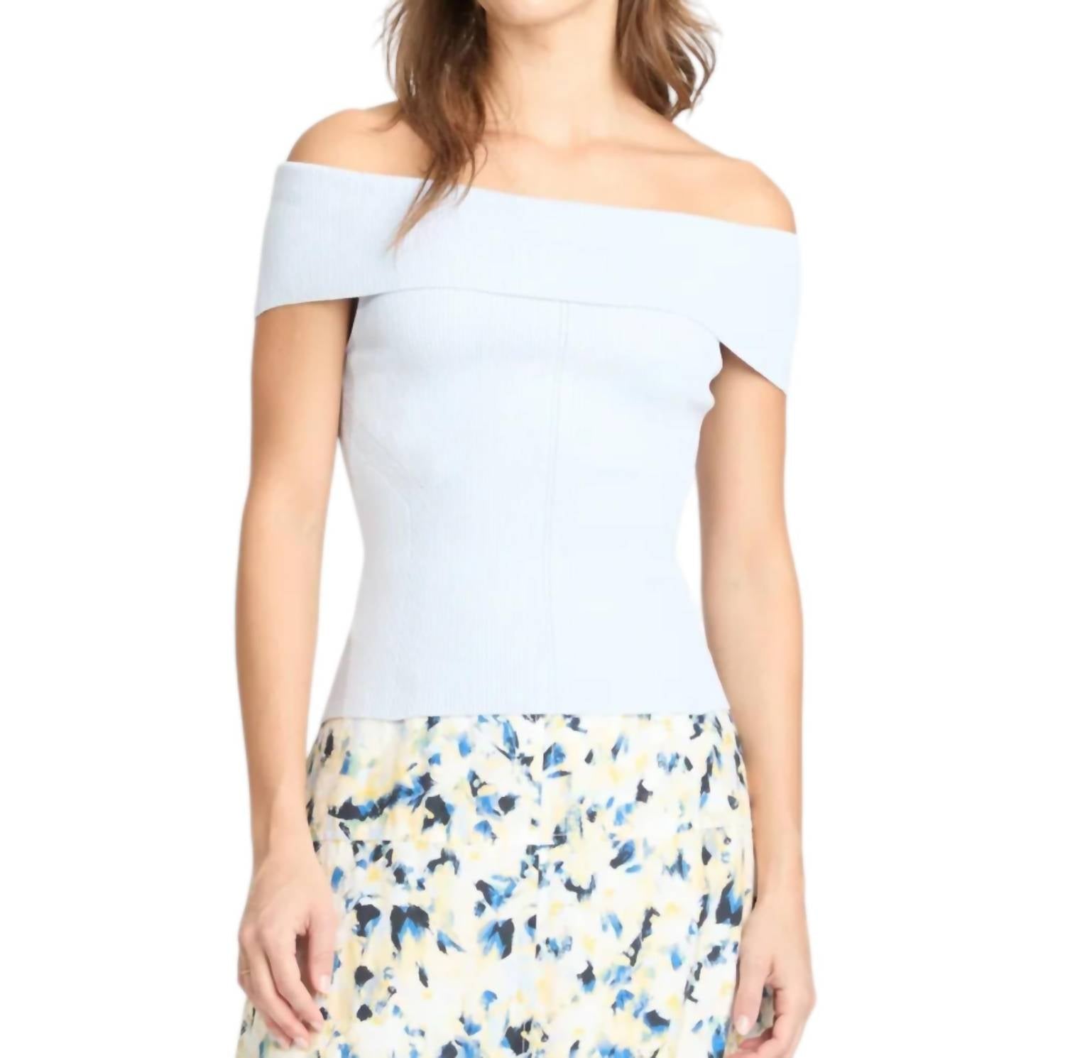 Вязаный топ Zhuri в цвете Ballard Blue Tanya Taylor
Вязаный топ Zhuri в цвете Ballard Blue Tanya Taylor