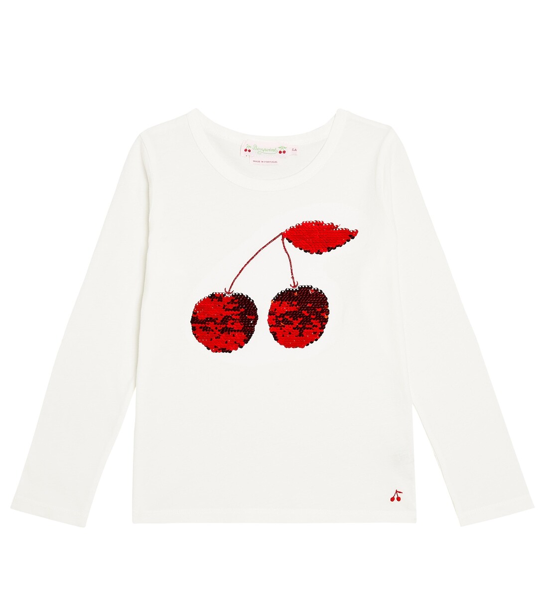 Футболка tidjiane из хлопкового джерси с пайетками Bonpoint, белый
Футболка tidjiane из хлопкового джерси с пайетками Bonpoint, белый