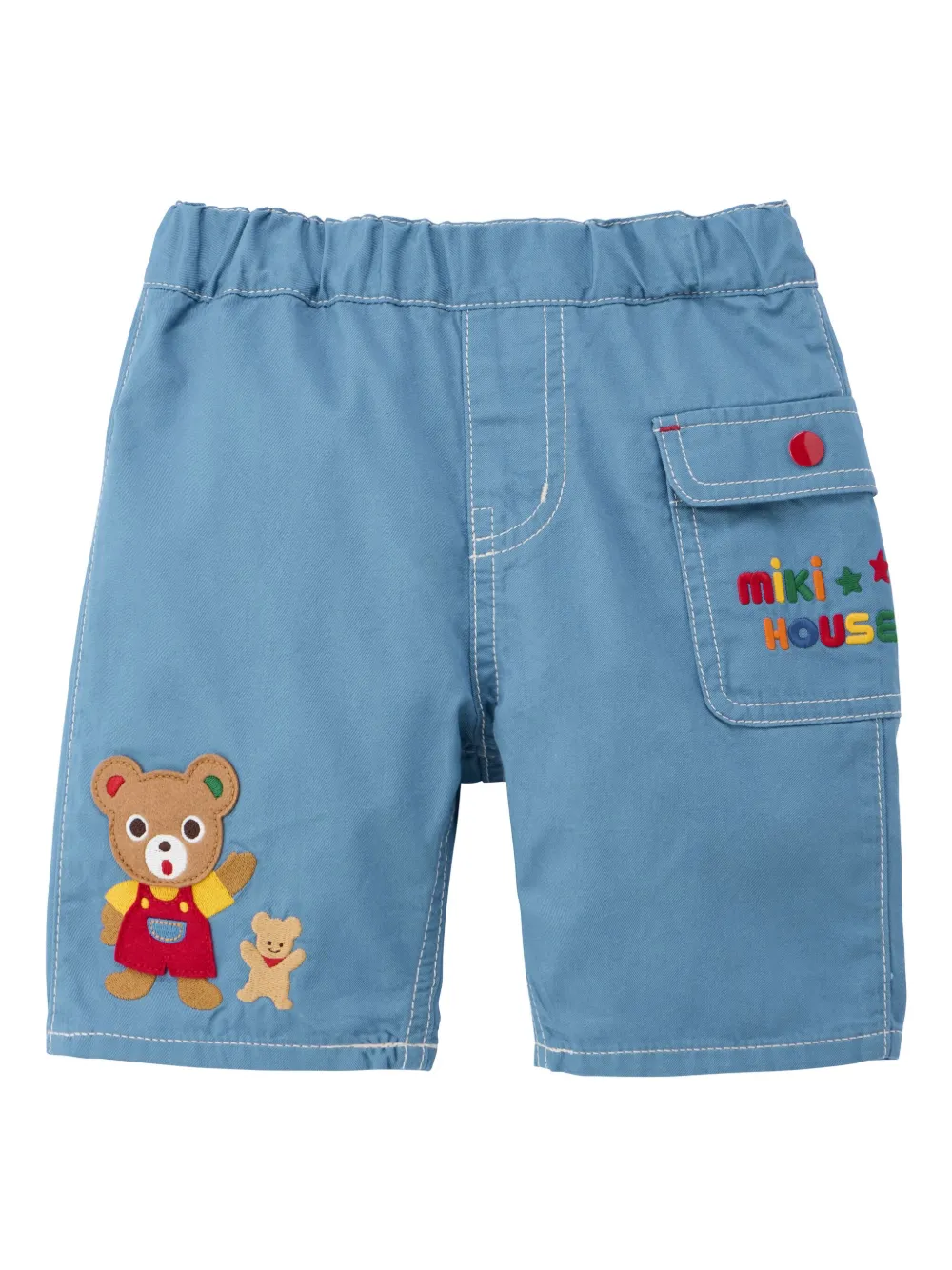 Брюки с нашивкой Miki House, синий
Брюки с нашивкой Miki House, синий