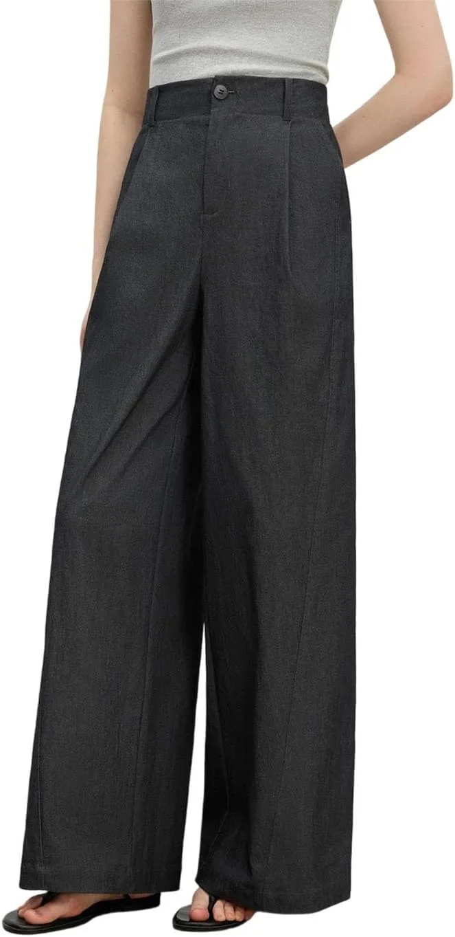 Женские брюки Relaxed-Fit Wide-Leg из дышащего льняного микса
Женские брюки Relaxed-Fit Wide-Leg из дышащего льняного микса