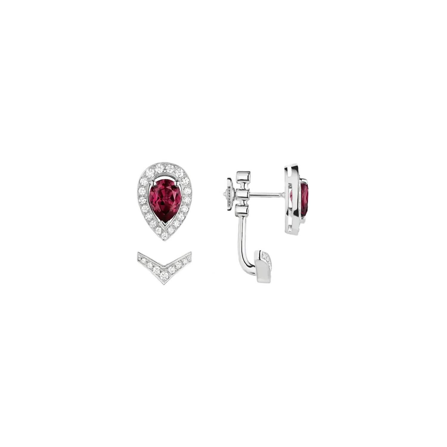 Серьга joséphine aigrette из белого золота с бриллиантами и родолитом Chaumet
Серьга joséphine aigrette из белого золота с бриллиантами и родолитом Chaumet