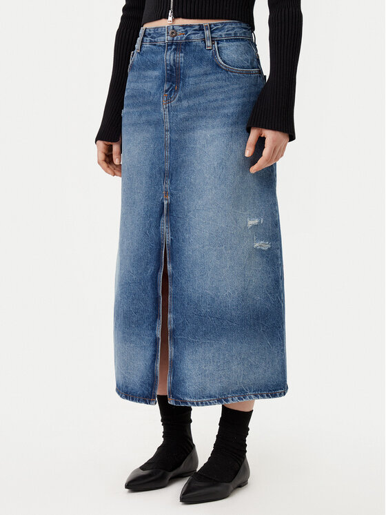 Джинсовая юбка обычного кроя 50531699 Hugo, синий
Джинсовая юбка обычного кроя 50531699 Hugo, синий