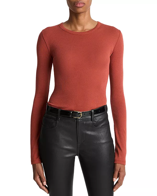 Базовая футболка с длинным рукавом и круглым вырезом Vince, красный
Базовая футболка с длинным рукавом и круглым вырезом Vince, красный