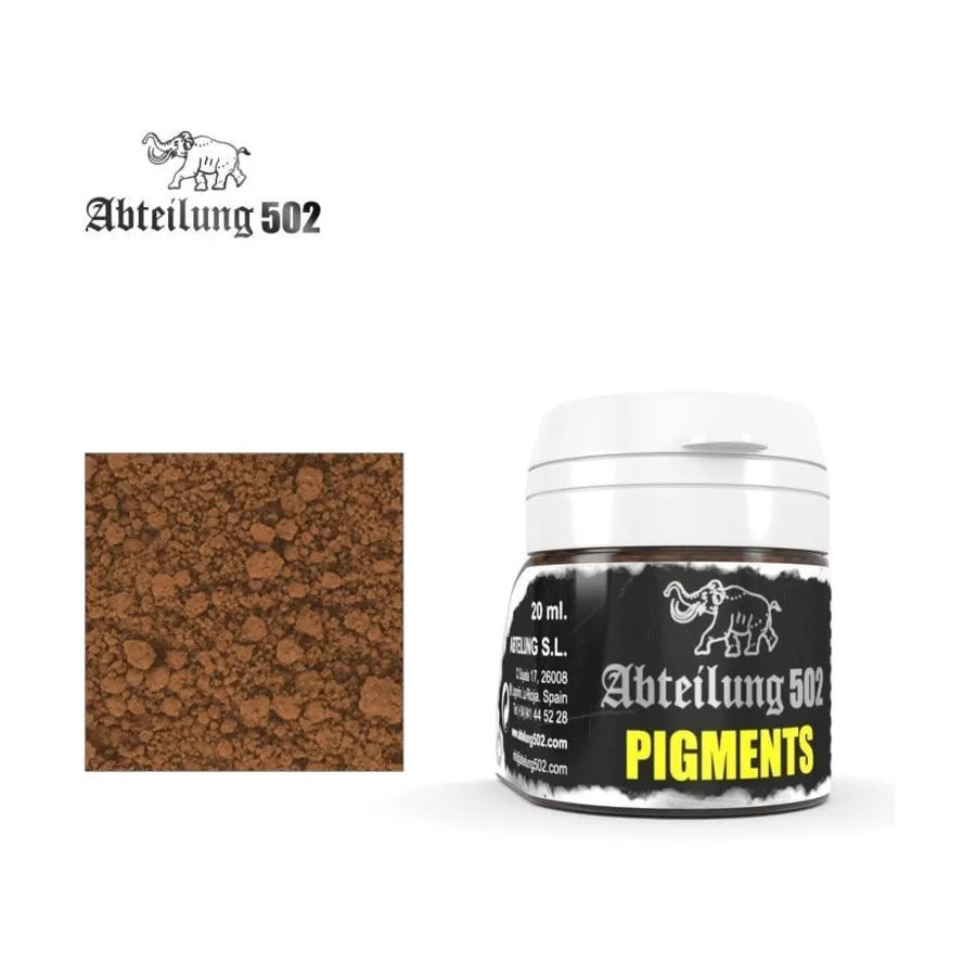 Глинистая почва, Abteilung 502 - Pigments
Глинистая почва, Abteilung 502 - Pigments