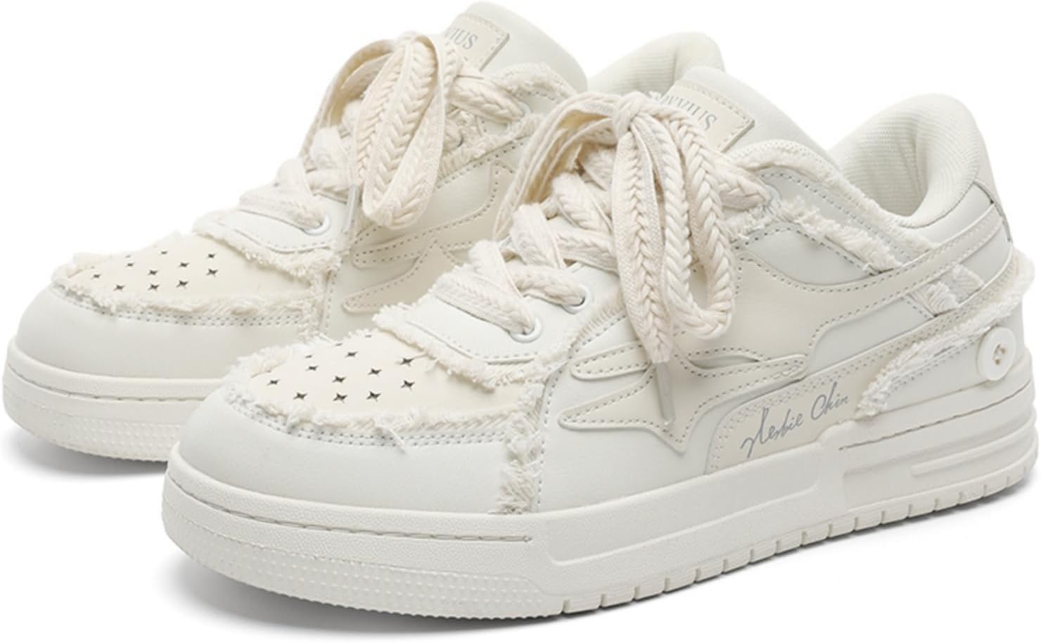 Мужские кеды Star Low - верхние скейт-кроссовки на шнуровке с платформой, стильные и удобные для повседневной носки и катания на скейте Aokisx, слоновая кость
Мужские кеды Star Low - верхние скейт-кроссовки на шнуровке с платформой, стильные и удобные для повседневной носки и катания на скейте Aokisx, слоновая кость