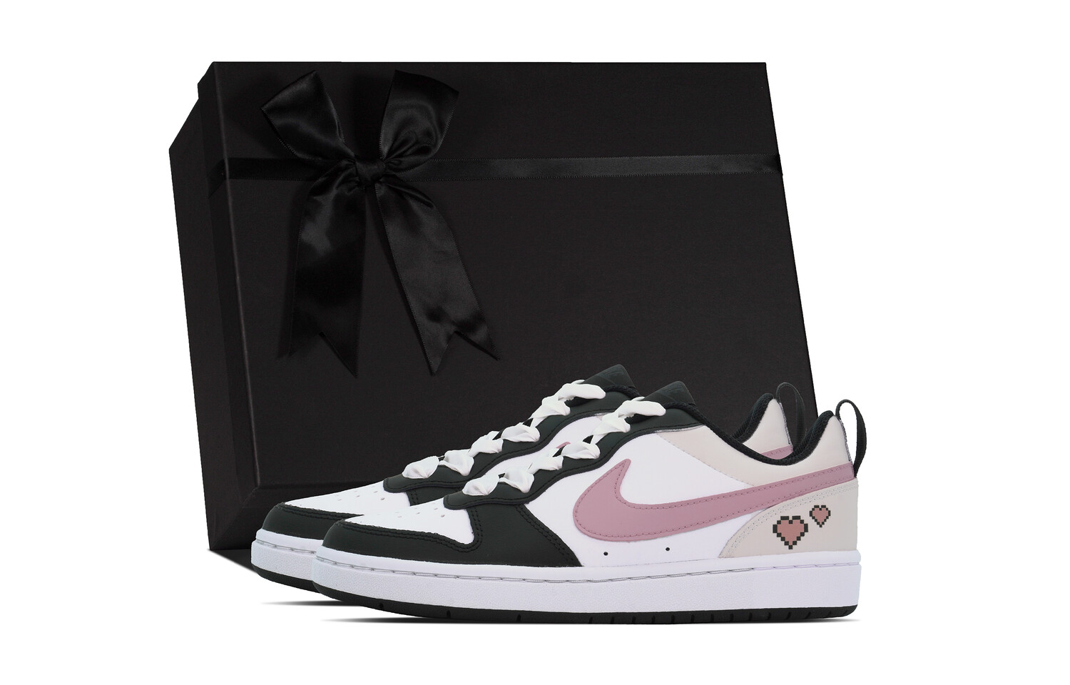 Кроссовки Nike Court Borough Skateboarding Shoes Women's Low-top Black/White/Pink, черный/розовый
Кроссовки Nike Court Borough Skateboarding Shoes Women's Low-top Black/White/Pink, черный/розовый