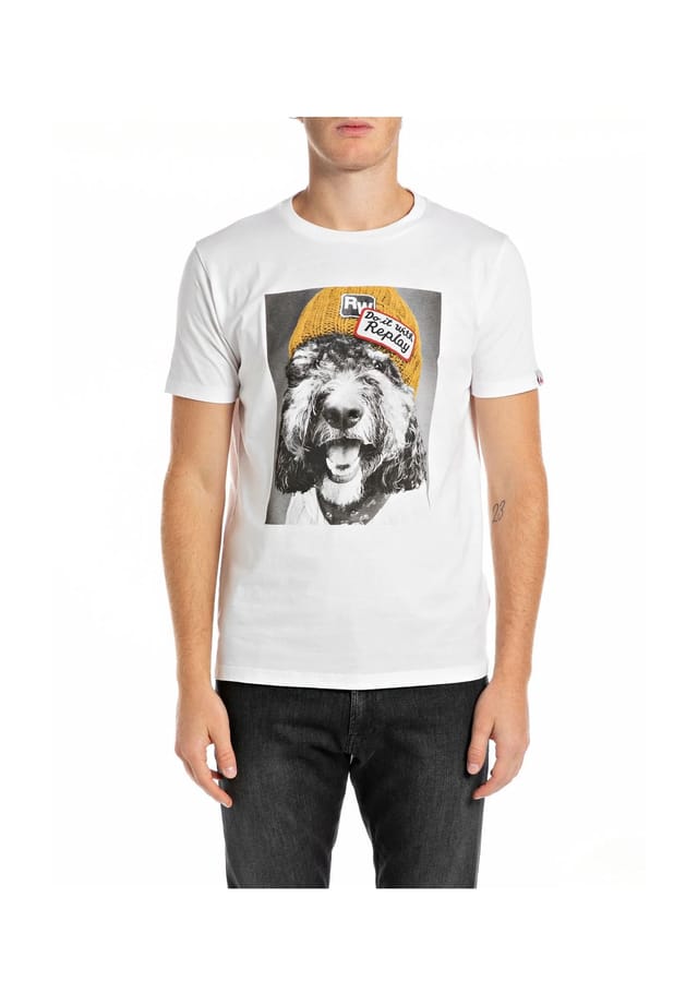 Хлопковая футболка Replay, белый
Хлопковая футболка Replay, белый