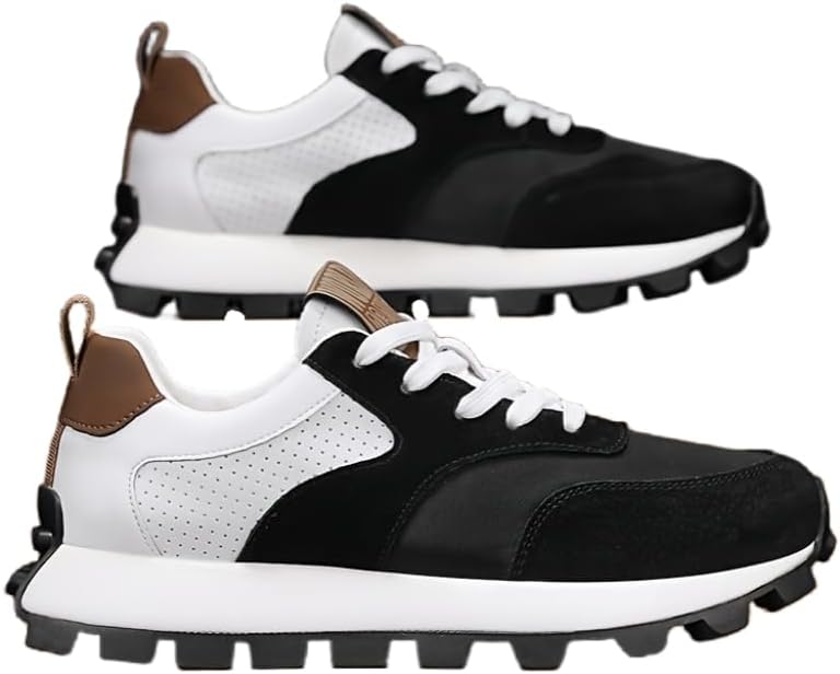 Мужские повседневные низкие кеды в уличном стиле - круглый носок, шнуровка, дышащая стелька, для всех сезонов (1 пара) Hoalox, белый/черный
Мужские повседневные низкие кеды в уличном стиле - круглый носок, шнуровка, дышащая стелька, для всех сезонов (1 пара) Hoalox, белый/черный