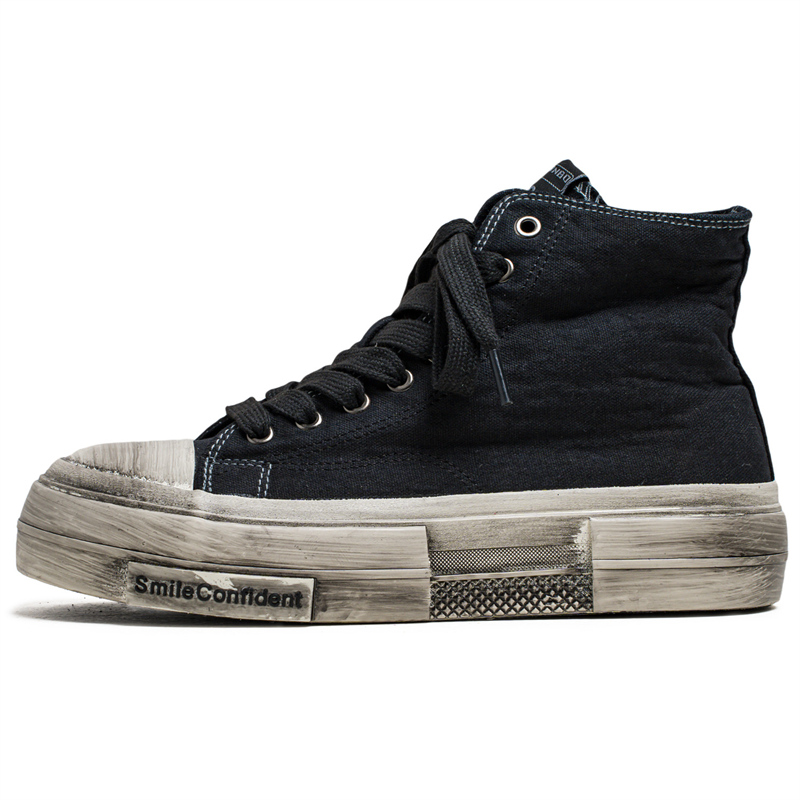 Mengsai Нескользящие легкие парусиновые туфли средней высоты, мужские, черные
Mengsai Нескользящие легкие парусиновые туфли средней высоты, мужские, черные