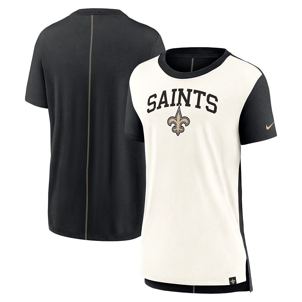 Женская футболка кремового/черного цвета с надписью Nike New Orleans Saints Tri-Blend, цвет Snt Beige
Женская футболка кремового/черного цвета с надписью Nike New Orleans Saints Tri-Blend, цвет Snt Beige