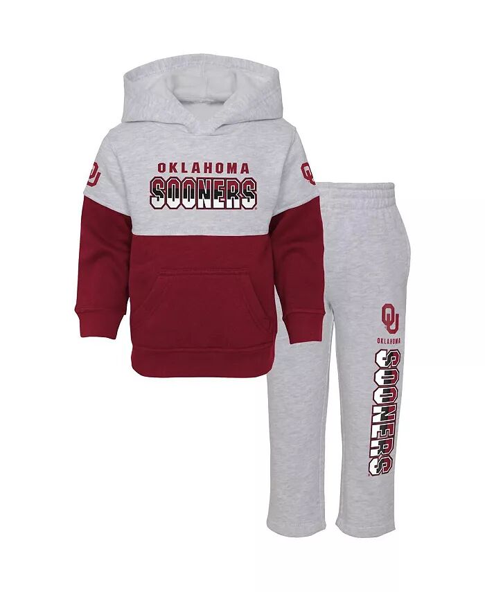 Комплект из свитера с капюшоном и штанов Oklahoma Sooners Playmaker для мальчиков и девочек, серо-лиловый, цвета Heather Grey, Crimson Outerstuff
Комплект из свитера с капюшоном и штанов Oklahoma Sooners Playmaker для мальчиков и девочек, серо-лиловый, цвета Heather Grey, Crimson Outerstuff