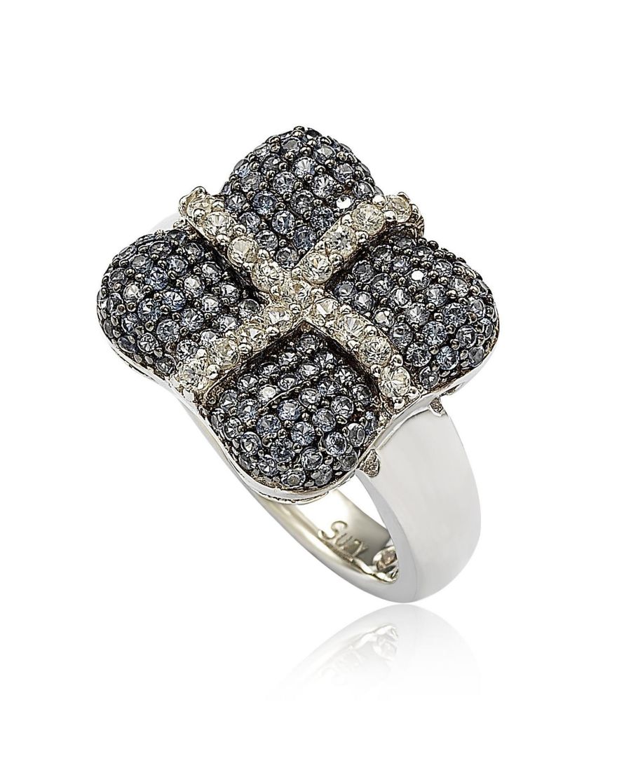 Кольцо Suzy Levian из стерлингового серебра с сапфиром и искусственным белым сапфиром в форме подушки Suzy Levian New York, Blue sapphire
Кольцо Suzy Levian из стерлингового серебра с сапфиром и искусственным белым сапфиром в форме подушки Suzy Levian New York, Blue sapphire