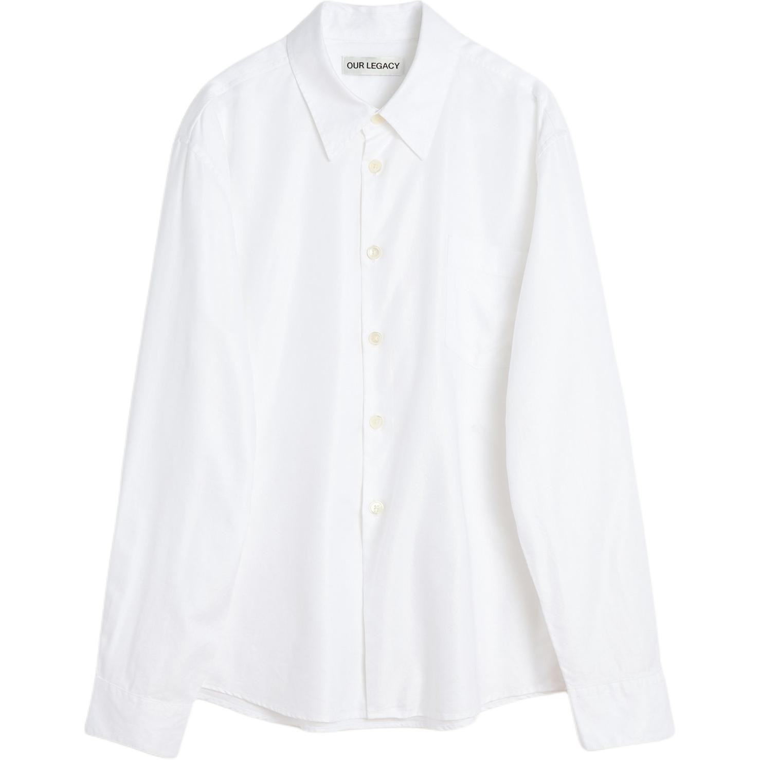 Длинный рукав рубашка на пуговицах OUR LEGACY, белый
Длинный рукав рубашка на пуговицах OUR LEGACY, белый