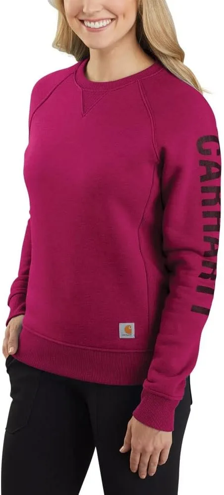 Carhartt женский Relaxed Fit Midweight Crewneck свитшот с логотипом на рукаве
Carhartt женский Relaxed Fit Midweight Crewneck свитшот с логотипом на рукаве