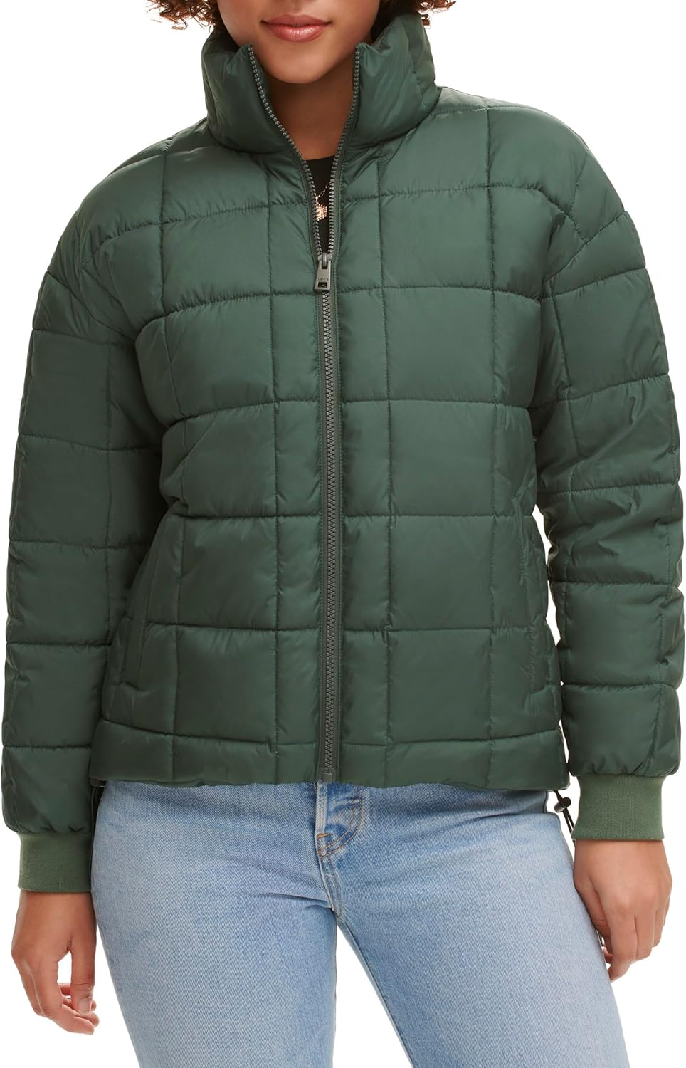 Levi's Женская утепленная куртка-пуховик с квадратной стежкой, Darkest Spruce
Levi's Женская утепленная куртка-пуховик с квадратной стежкой, Darkest Spruce