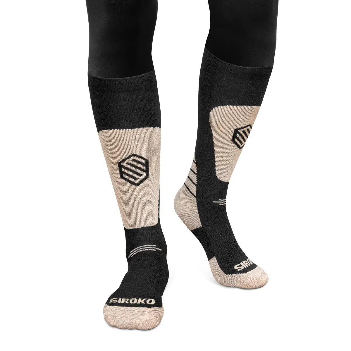 Острые детские носки для снега и лыж Siroko, чёрный
Острые детские носки для снега и лыж Siroko, чёрный