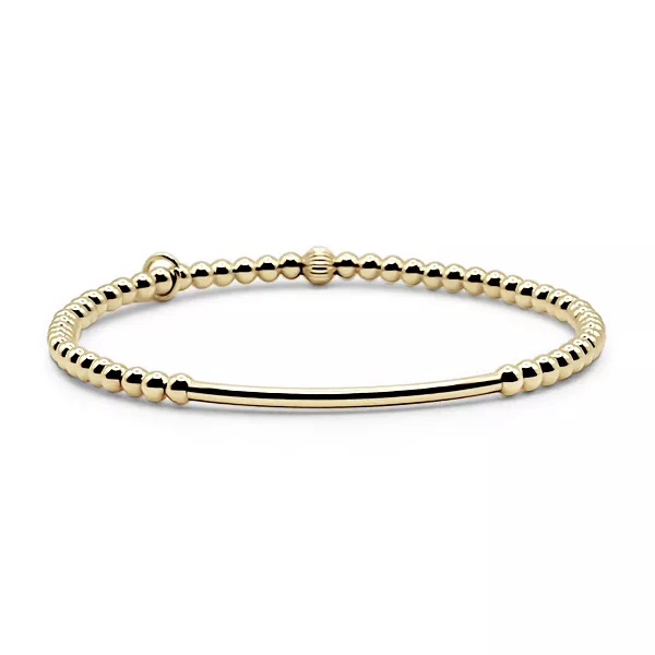 Не тускнеющий браслет из позолоченных шариков и трубок толщиной 3 мм Bowood Lane, gold
Не тускнеющий браслет из позолоченных шариков и трубок толщиной 3 мм Bowood Lane, gold