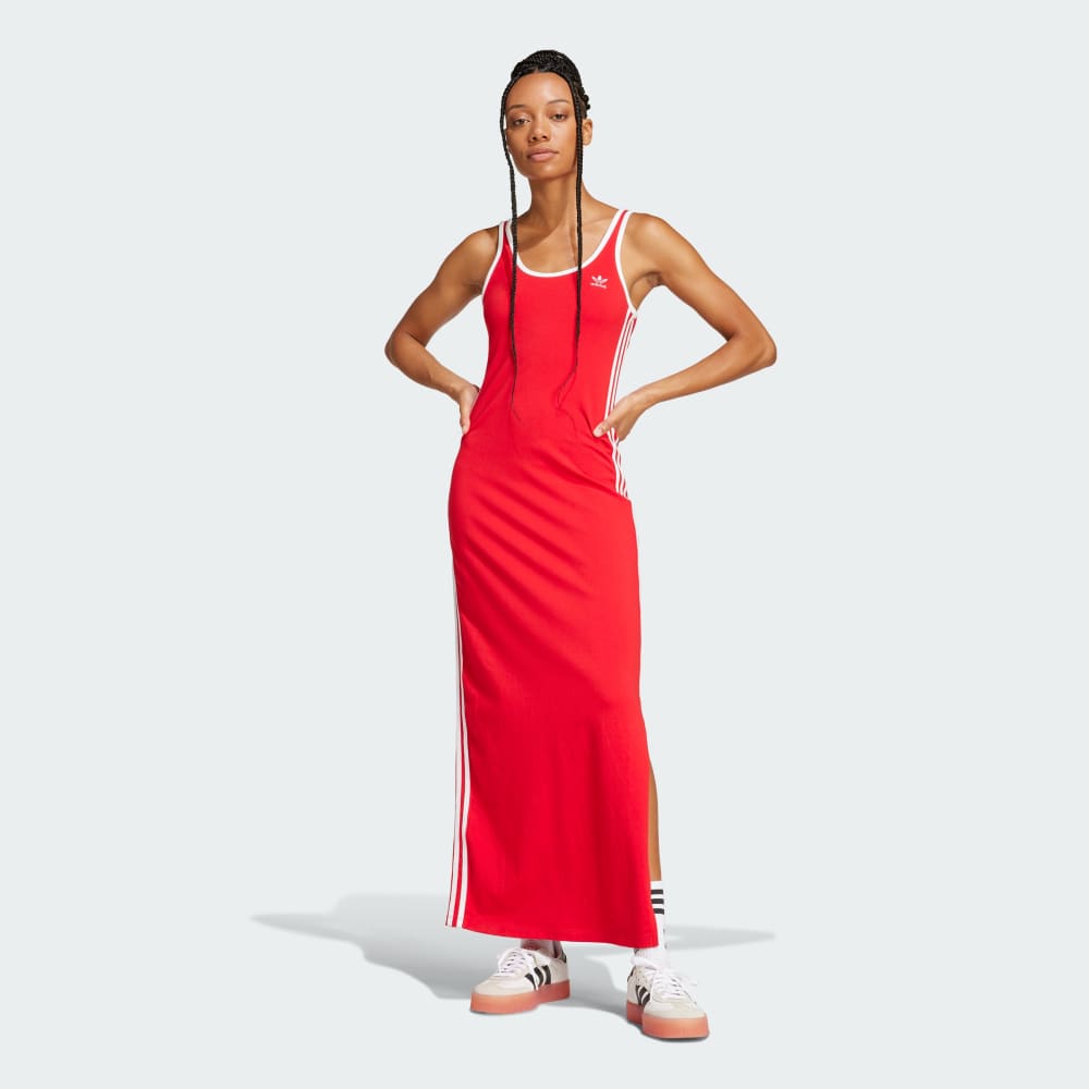 Платье Adidas Adicolor 3-Stripes Tank Maxi Dress, цвет Better Scarlet/White
Платье Adidas Adicolor 3-Stripes Tank Maxi Dress, цвет Better Scarlet/White