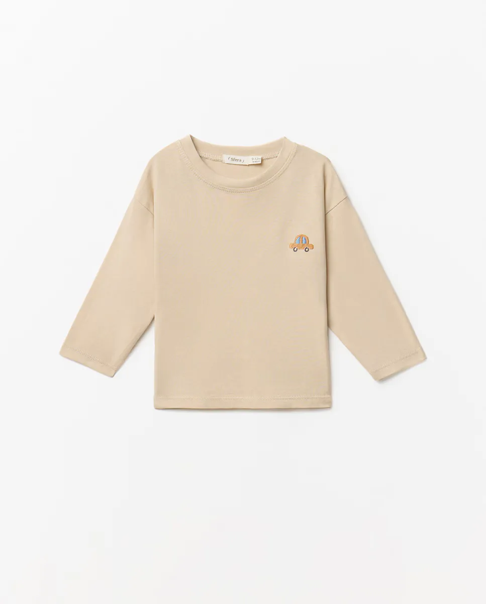 Базовая футболка Sfera, бежевый
Базовая футболка Sfera, бежевый