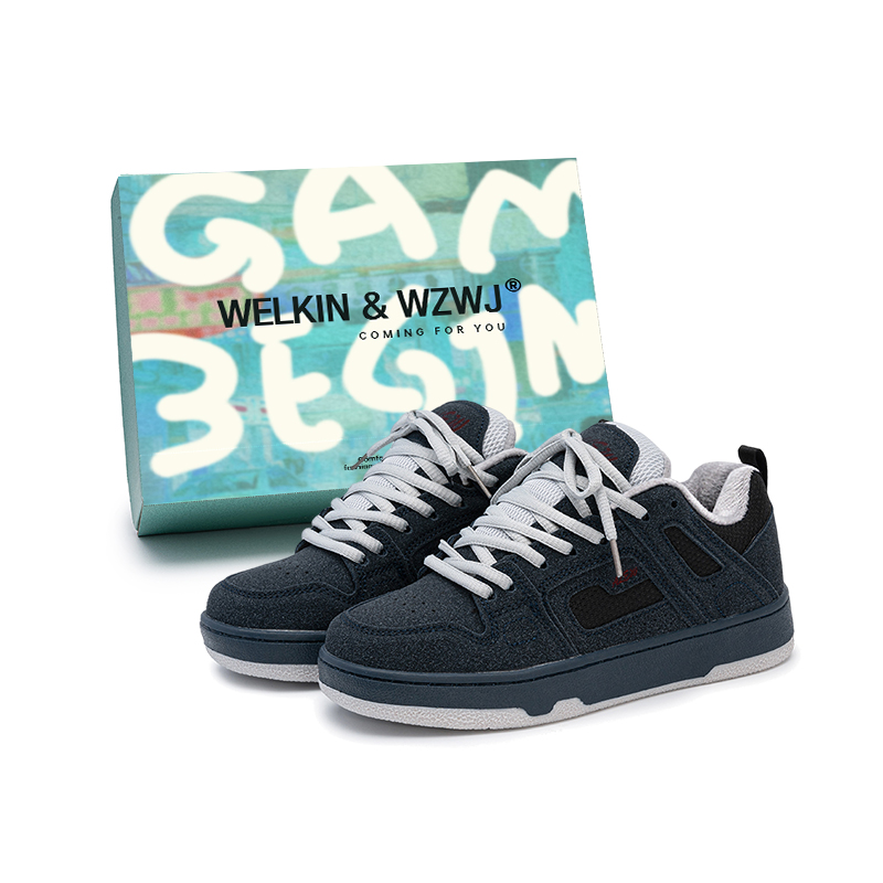 Puffy Shoes нескользящие, устойчивые к истиранию, легкие низкие кроссовки для скейтбординга унисекс WELKIN&WZWJ, синий fleece-lined upgraded
Puffy Shoes нескользящие, устойчивые к истиранию, легкие низкие кроссовки для скейтбординга унисекс WELKIN&WZWJ, синий fleece-lined upgraded